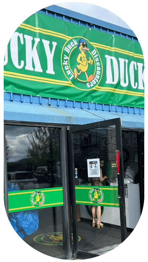 Lucky duck wheeling storefront